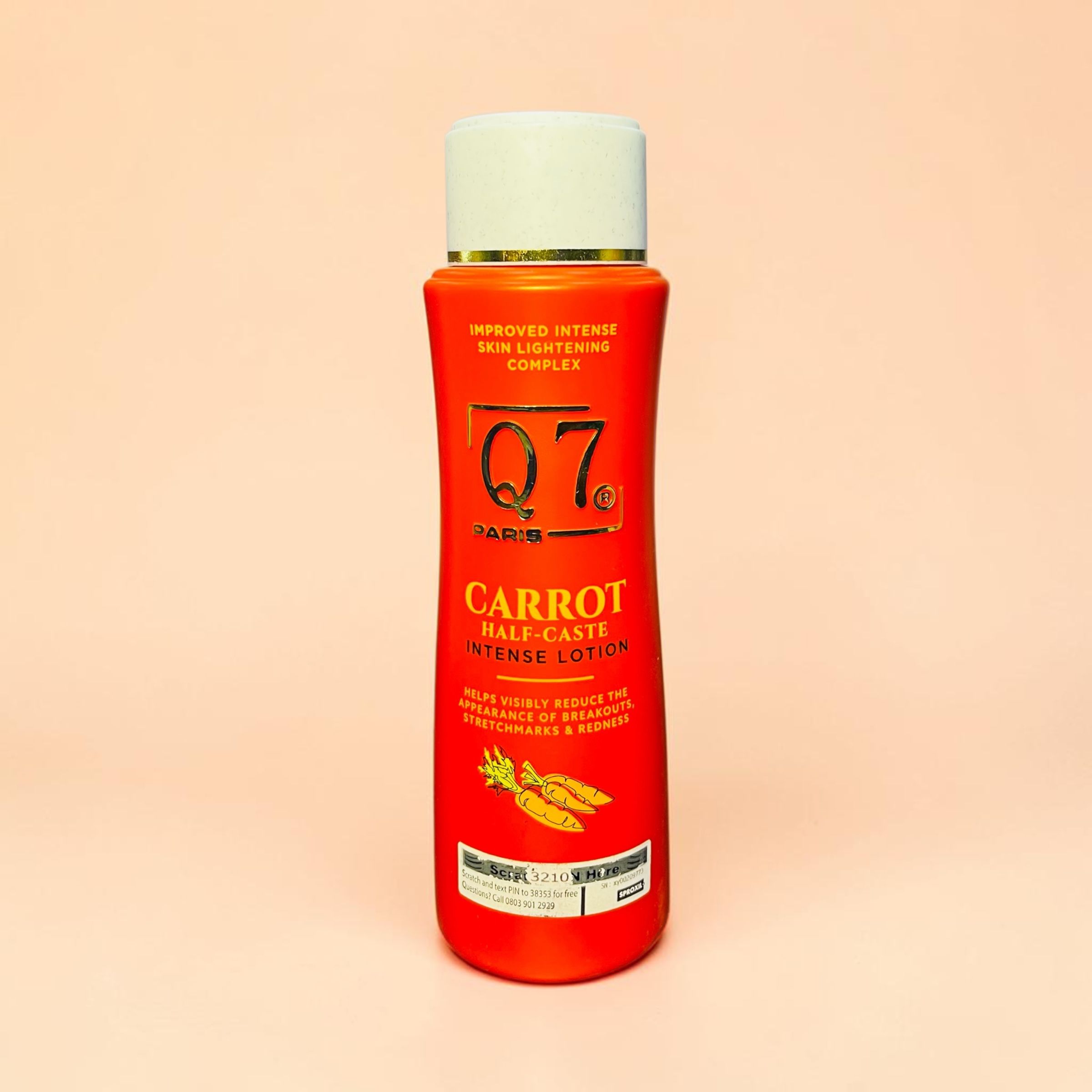 Q7 CARROT HALFCAST LOTION 300ML